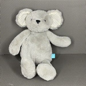 Manhattan Toy Plush Pattern Pals Mouse Koala Gray Polka Dot Ears Stuffed Animal
